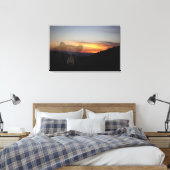 Black Beer Sunset Canvas Afdruk (Insitu (Slaapkamer))