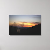 Black Beer Sunset Canvas Afdruk (Voorkant)