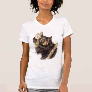 Black Beer Tracks Animal T Shirt