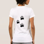 Black Beer Tracks Animal T Shirt (Achterkant)