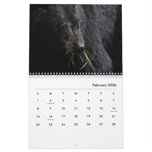 Black Beer Wall Agenda Kalender (Feb 2026)