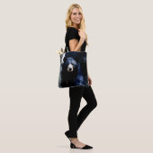 Black Beer Wildlife Art Tote Bag (Op model)