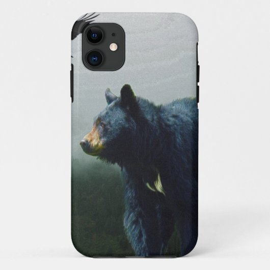 Black Beer Wildlife Thema Case-Mate iPhone Case (Achterkant)