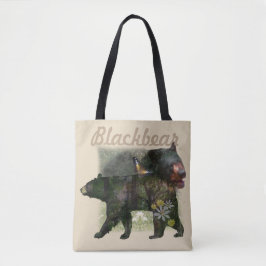 Black Beer Woodland binnen Tote Bag
