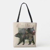 Black Beer Woodland binnen Tote Bag (Achterkant)