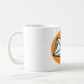 Black Beetle Insect on Envelope Koffiemok (Links)