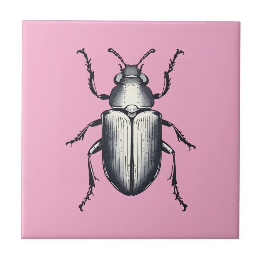 Black Beetle Tegeltje (Voorkant)