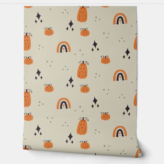 Black & Beige Hollow pattern for Your Kid Room Behang (Afrollen)