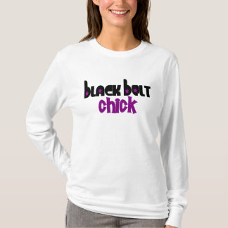 Black Belt Chick 1 Paars T-shirt