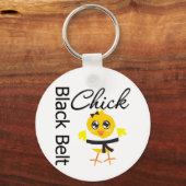 Black Belt Chick Sleutelhanger (Voorkant)