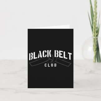 Black Belt Club Kaart