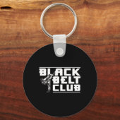Black Belt Club - Karate Black Belt Sleutelhanger (Voorkant)