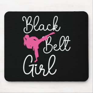 Black Belt Girl - Karate Taekwondo Kung Fu Jiu Jit Muismat