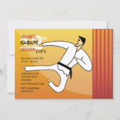 Black Belt Invitation Kaart (Voorkant)