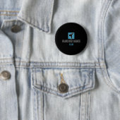 Black Belt Karate Club Ronde Button 5,7 Cm (In situ)