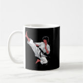 Black Belt Karate Fighter Koffiemok (Links)