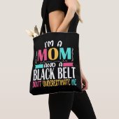 Black Belt Karate Jiu Jitsu Martial Arts Mom Tote Bag (Dichtbij)