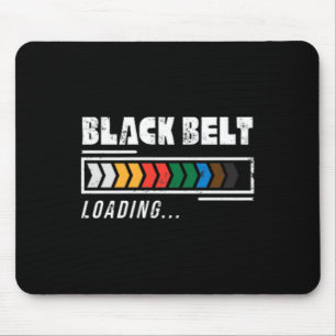 Black Belt Loading Martial Arts Karate Minimalist Muismat