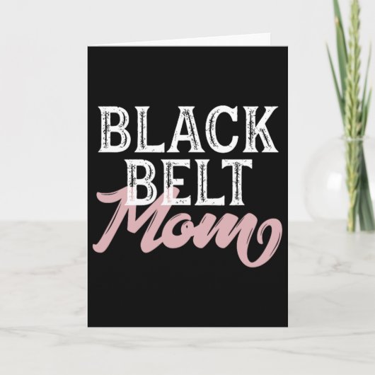 Black Belt Mam Kaart (Voorkant)