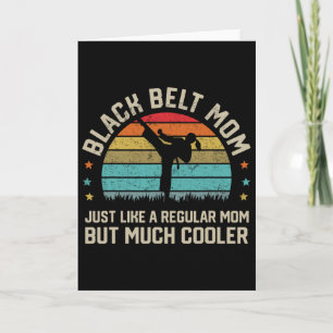 Black Belt mam Karate Jiu Jitsu Taekwondo Martial Kaart