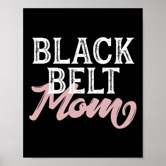 Black Belt Mam Poster (Voorkant)