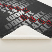 Black Belt | Martial Arts Blanket Sherpa Deken (3/4)