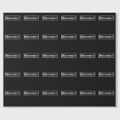 Black Belt Motivation Karate Taekwondo Jiu Jitsu Cadeaupapier (Vlak)