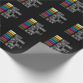 Black Belt Motivation Taekwondo Jiu Jitsu Karate Cadeaupapier (Hoek)