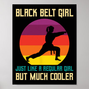 Black Belt Promotie Grappige Zwarte Belt Karate Me Poster