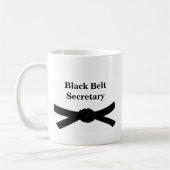 Black Belt Secretary Gift Mok (Links)
