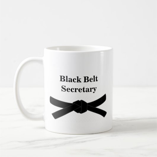 Black Belt Secretary Gift Mok (Links)