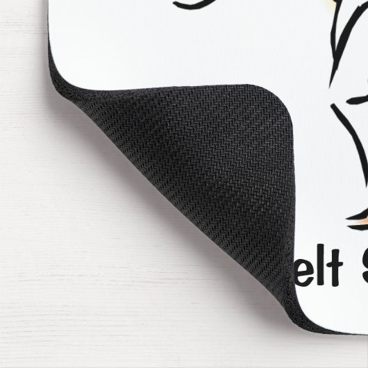 Black Belt State of Mind Mousepad, stijl 2 Muismat (Hoek)