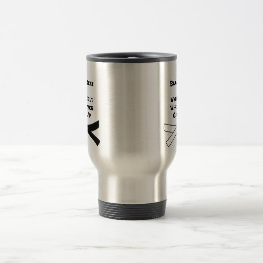 Black Belt Travel Mug Reisbeker (Center)