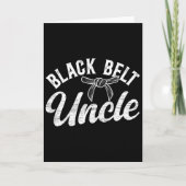 Black Belt Uncle Karate Uncle Proud Karate Uncle Kaart (Voorkant)