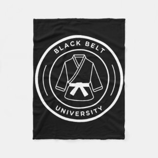 Black Belt University Fleece Deken