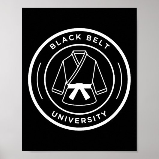 Black Belt University Poster (Voorkant)