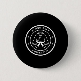 Black Belt University Ronde Button 5,7 Cm