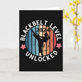 Black Belt Vrouwen Prestatie Gift Kaart (Gele Bloem)