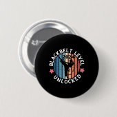 Black Belt Women Achievement Gift  Ronde Button 5,7 Cm (Voorkant /achterkant)