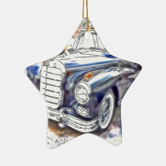 Black Benz Keramisch Ornament (Rechts)