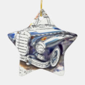 Black Benz Keramisch Ornament (Voorkant)