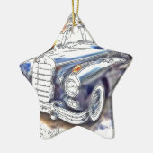 Black Benz Keramisch Ornament (Links)