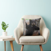 Black Beren Cub Lounging Kussen (Stoel)