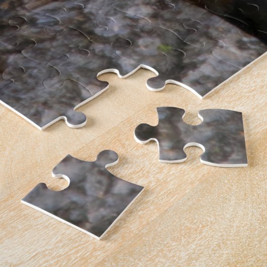 Black Beren Cub Lounging Legpuzzel (Zijkant)