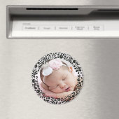 Black Berry Framed Baby foto Magneet (Insitu (Vaatwasser))