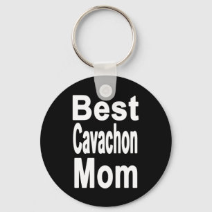 Black Best Cavachon Mam Sleutelhanger