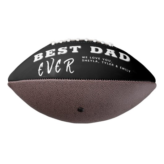 Black Best Dad 3 Fotocollage Vaderdag American Football (Gedraaid 270)