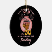 Black Betty Birthday Boop Motivatie I_ve Decide Keramisch Ornament (Rechts)