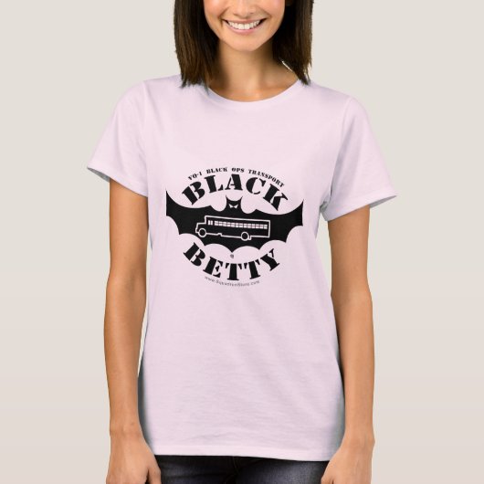 Black Betty Vrouw Fan shirt (Voorkant)
