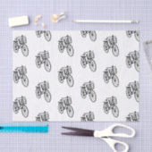 Black Bicycle Silhouette Tissuepapier (Craft)